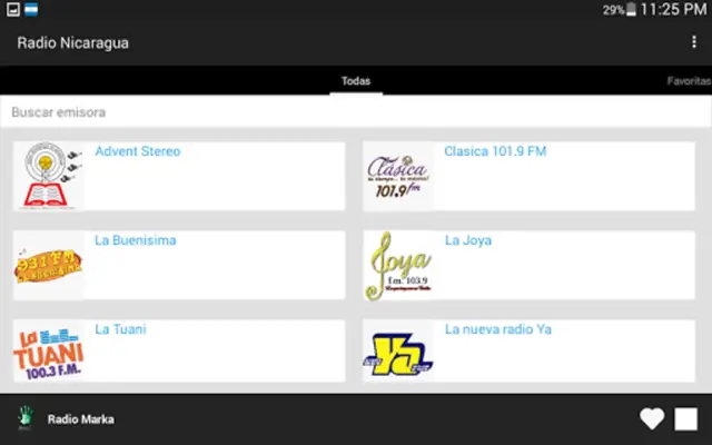 Radio Nicaragua android App screenshot 1