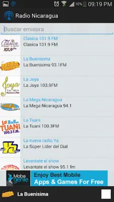 Radio Nicaragua android App screenshot 3